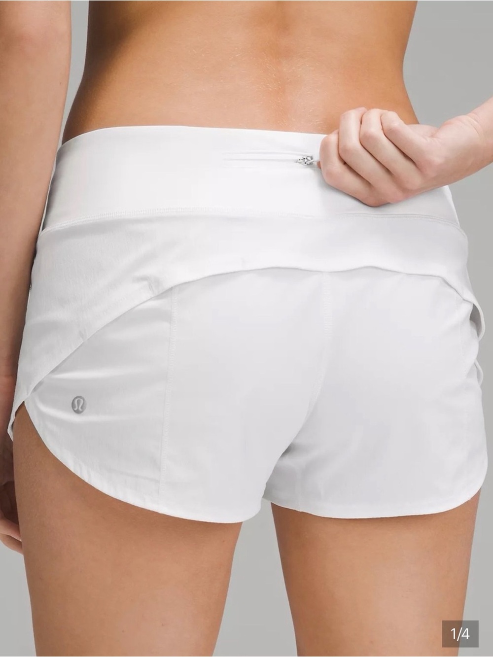 lululemon athletica Speed Up Shorts in White